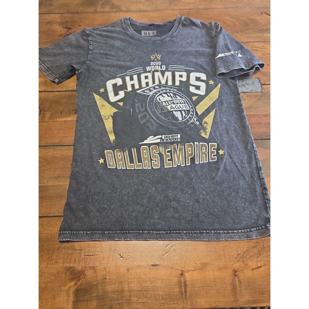Dallas Empire 2020 CDL World Champs T Shirt ULT Mineral Wash Call of Duty Small